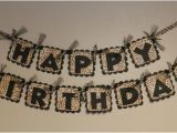 Leopard Print Happy Birthday Banner Leopard Birthday Banner Cheetah