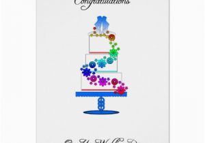 Lesbian Birthday Cards Lesbian Congratulations Greeting Card with Wedding