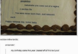 Lesbian Birthday Meme Gamefreak108 Nuteligence Hahahaha You Came Out Of A Vagina