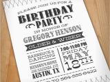 Letterpress Birthday Invitations Letterpress Birthday Invitations Best Party Ideas