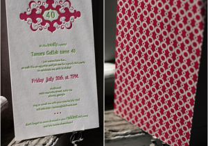 Letterpress Birthday Invitations Letterpress Birthday Party Invitations Smock