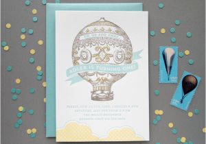 Letterpress Birthday Invitations Letterpress First Birthday Invitation the Quill