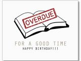 Librarian Birthday Card Funny Hilarious Awesome Birthday Card Book Lover Card
