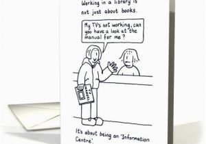 Librarian Birthday Card Librarian Birthday Humor Card Library Humor Pinterest