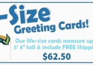 Life Size Birthday Cards Greeting Cards Retirement Congratulations Schedule