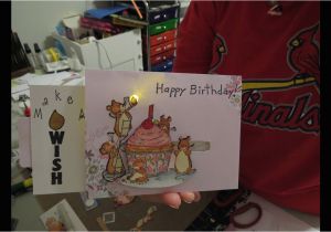 Light Up Birthday Cards Light Up Birthday Card Tutorial Youtube