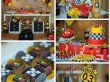 Lightning Mcqueen Birthday Decorations Kara 39 S Party Ideas Lightning Mcqueen Cars Birthday Party