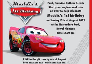Lightning Mcqueen Birthday Invitations Free Printable Lightning Mcqueen Party Invitation Templates