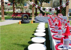 Lightning Mcqueen Birthday Party Decorations Kara 39 S Party Ideas Lightning Mcqueen Race Car Party Ideas