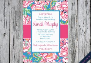 Lilly Pulitzer Birthday Invitations Lilly Pulitzer Birthday Invitations Best Party Ideas