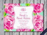 Lilly Pulitzer Birthday Invitations Lilly Pulitzer Birthday Invitations Best Party Ideas