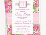 Lilly Pulitzer Birthday Invitations Lilly Pulitzer Inspired Invitations Birthday Invitations