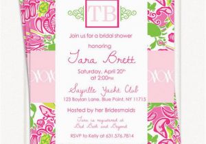 Lilly Pulitzer Birthday Invitations Lilly Pulitzer Inspired Invitations Birthday Invitations