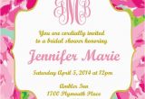 Lilly Pulitzer Birthday Invitations Lilly Pulitzer Invitations Cobypic Com