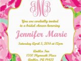 Lilly Pulitzer Birthday Invitations Lilly Pulitzer Invitations Cobypic Com