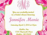 Lilly Pulitzer Birthday Invitations Lilly Pulitzer Invitations Cobypic Com