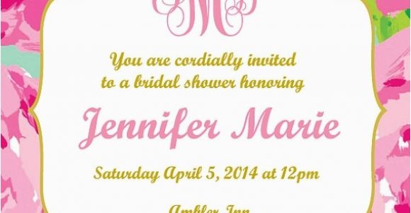 Lilly Pulitzer Birthday Invitations Lilly Pulitzer Invitations Cobypic Com