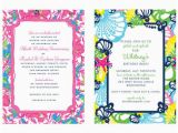 Lilly Pulitzer Birthday Invitations Lilly Pulitzer Personalized Invitations