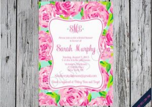 Lilly Pulitzer Birthday Invitations Sale Lilly Pulitzer Bridal Shower Invitation First