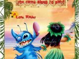 Lilo and Stitch Birthday Card Lilo and Stitch Thank You Card Lilo and Stitch Party