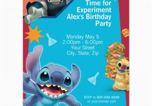 Lilo and Stitch Birthday Card Lilo Stitch Birthday Invitation Zazzle Com