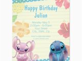 Lilo and Stitch Birthday Card Lilo Stitch Birthday Invitation Zazzle Com