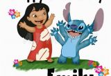 Lilo and Stitch Birthday Card Personalised Birthday Card Lilo and Stitch by