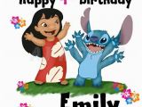 Lilo and Stitch Birthday Card Personalised Birthday Card Lilo and Stitch by