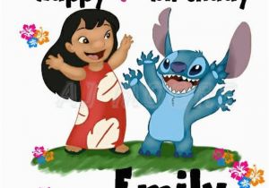 Lilo and Stitch Birthday Card Personalised Birthday Card Lilo and Stitch by