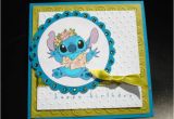Lilo and Stitch Birthday Card Stitch Birthday Card by Mushi Pork at Splitcoaststampers