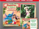 Lilo and Stitch Birthday Party Invitations Disney Lilo and Stitch 7×5 In Birthday Party Invitation