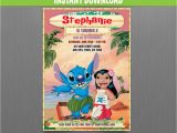 Lilo and Stitch Birthday Party Invitations Lilo and Stitch 5×7 In Birthday Invitation Instant