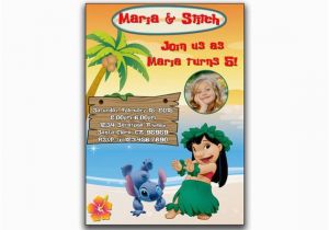 Lilo and Stitch Birthday Party Invitations Lilo and Stitch Birthday Invitation Lilo and by
