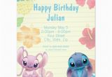 Lilo and Stitch Birthday Party Invitations Lilo Stitch Birthday Invitation Zazzle Com