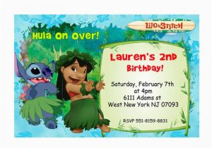 Lilo and Stitch Birthday Party Invitations Lilo Stitch Birthday Invitations Printable by tonypartyfavor