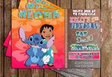 Lilo and Stitch Birthday Party Invitations Novel Concept Designs Lilo and Stitch Birthday Party