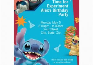 Lilo and Stitch Birthday Party Invitations Personalized Lilo and Stitch Invitations