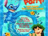 Lilo and Stitch Birthday Party Invitations Printable Lilo and Stitch Invitation Stitch Pool Party Lilo