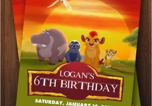 Lion Guard 1st Birthday Invitations Lion Guard Lion King Digital Birthday by