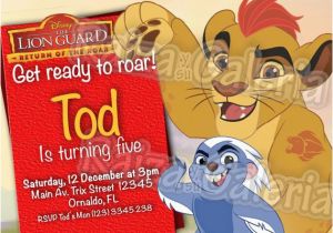 Lion Guard Birthday Party Invitations Items Similar to the Lion Guard Birthday Invitation We