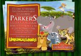 Lion Guard Birthday Party Invitations Lion Guard Birthday Invitation Digital File