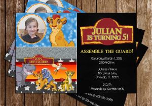 Lion Guard Birthday Party Invitations Novel Concept Designs Disney 39 S the Lion Guard Lion