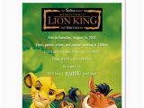 Lion King 1st Birthday Invitations 8 Lion King Personalized Birthday Party Invitations Ebay