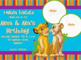 Lion King 1st Birthday Invitations Lion King Birthday Invitation by Lovelifeinvites On Etsy