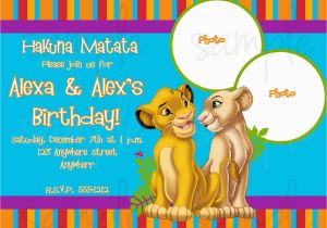 Lion King 1st Birthday Invitations Lion King Birthday Invitation by Lovelifeinvites On Etsy