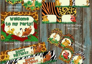 Lion King Birthday Decorations Lion King Party Package Lion King Birthday Party Lion King