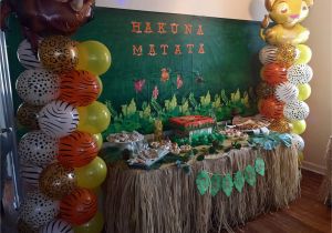 Lion King Birthday Decorations the Lion King 39 S First Birthday Party Candy Table Idea