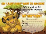 Lion King Birthday Invitation Template Free 10 X Children Kids Birthday Party Invitations the Lion