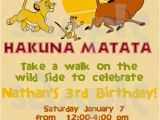 Lion King Birthday Invitation Template Free the Lion King Birthday Invitation by Heartsandscraps On