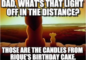 Lion King Birthday Meme Dad What 39 S that Light Off In the Distance On Memegen